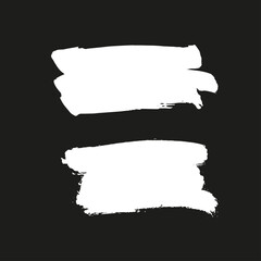 Brush stroke banner.