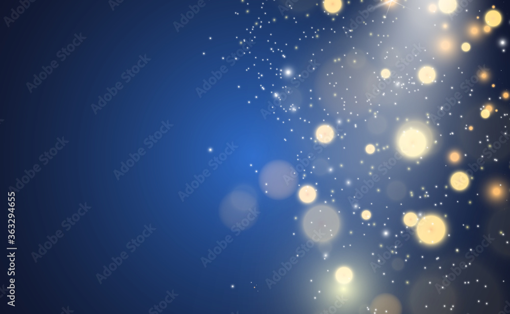 Poster beautiful sparks shine with special light. vector sparkles on a transparent background. christmas ab