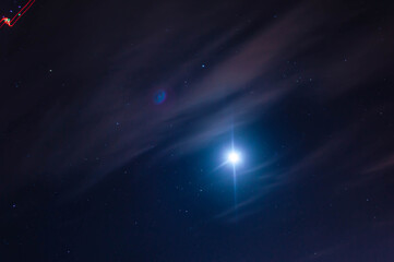 game of clouds that interact with the moon