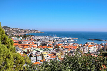 Fototapeta na wymiar View of Sanremo, Italy
