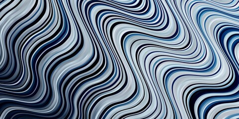 Light BLUE vector texture with circular arc. Brand new colorful illustration with bent lines. Pattern for websites, landing pages.