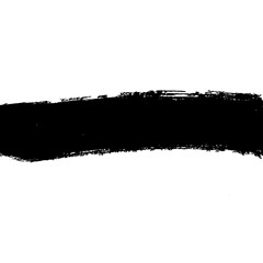 Hand painted vector brush stroke banners.