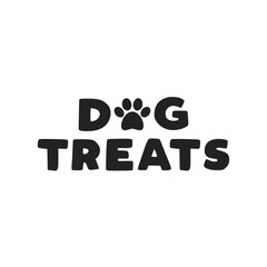 Dog Treats Vector Text Illustration Background