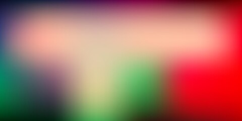 Light Green, Red vector blurred backdrop.