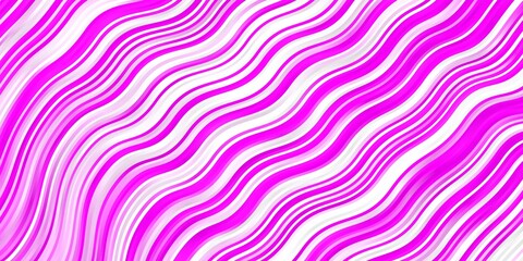 Light Pink vector texture with curves. Abstract gradient illustration with wry lines. Pattern for commercials, ads.