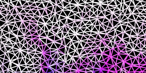 Light pink vector abstract triangle template.