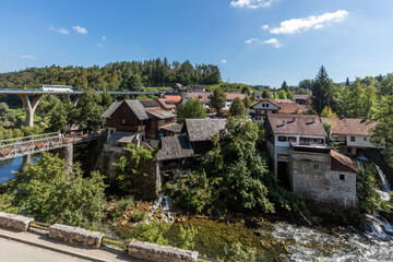 Fototapeta na wymiar Rastoke village, Croatia