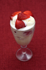 STRAWBERRIES AND ICE CREAM
