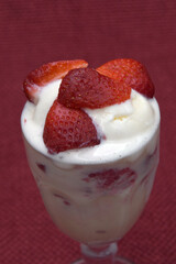 STRAWBERRIES AND ICE CREAM