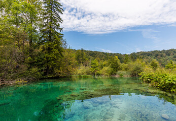 Plitvice Lakes National Park, which is a UNESCO World Heritage site