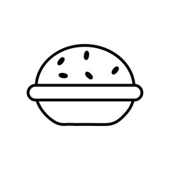 hamburger icon image, line style