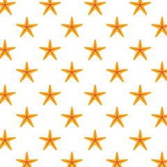 starfishes sea animals summer pattern background