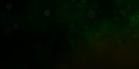 Dark Green, Red vector texture with circles. Modern abstract illustration with colorful circle shapes. Pattern for websites, landing pages.