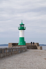 Der Leuchtturm in Saßnitz auf Rügen