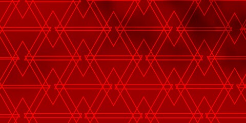 Light Red, Yellow vector texture with triangular style. Illustration with set of colorful triangles. Design for your promotions.