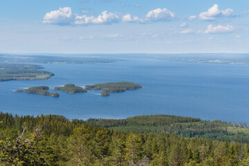 Hoverberg. View from the top of the mountain.
