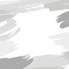 Obraz premium Watercolor Brush Stroke Border Frame, Social Media Frame, Colorful and Trendy Background Square Wallpaper Vector Illustration