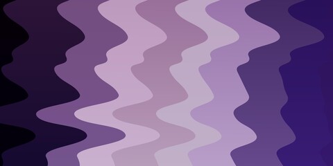 Light Purple vector texture with curves. Illustration in halftone style with gradient curves. Smart design for your promotions.