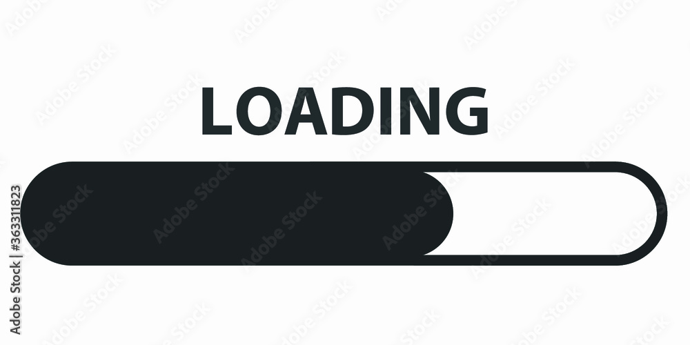 Poster vector loading icon.