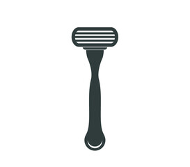 Vector razor icon.  Shaving razor. Hair remover razor. 