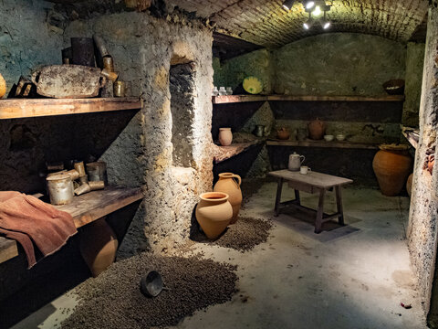 Escenario en los refugios de Almeria