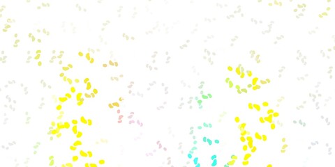 Light multicolor vector template with abstract forms.