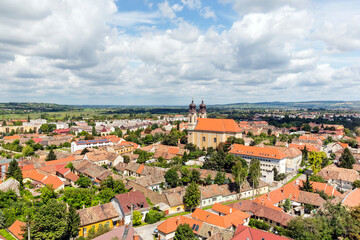 Fototapeta na wymiar View of Tata, Hungary