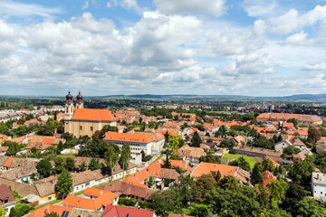 Fototapeta na wymiar View of Tata, Hungary