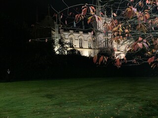 halloween night scene
