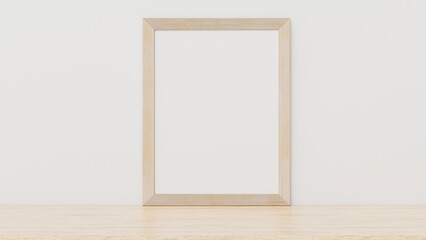 Photo frame mockup on table