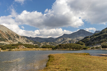 Fototapeta premium Muratovo lake at Pirin Mountain, Bulgaria