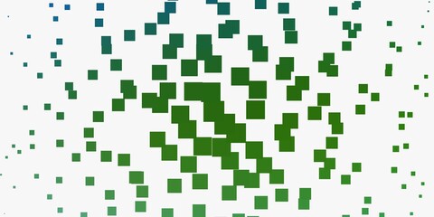 Light Blue, Green vector texture in rectangular style. Abstract gradient illustration with colorful rectangles. Pattern for busines booklets, leaflets