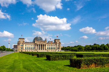 Obraz premium Reichstag, Berlin, Deutschland 
