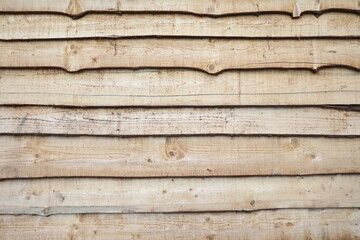 Obraz premium a wall of unpaved boards background.