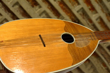 an old vintage stringed instrument