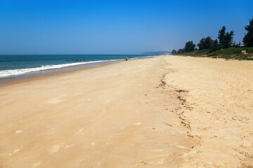 Shoreline of Paradise Beach in Maharashtra
