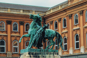 Obraz premium A beautiful view of Budapest city at Hungary.