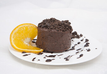 Fototapeta na wymiar cake with chocolate