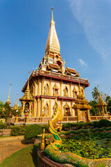 Naklejka premium Wat Chalong Thai Temple Phuket Thailand