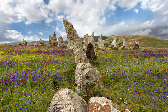 Zorats Karer or Karahunj known as Armenian stone henge, Armenia