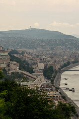 Obraz premium Piękny widok na miasto Budapeszt na Węgrzech.