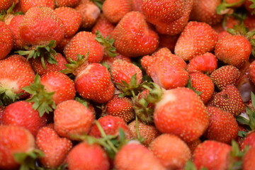 Victoria berries close up