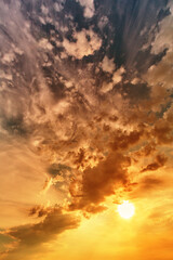 Sunset sky