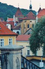 A beautiful view of Prague city at Czech Republic.