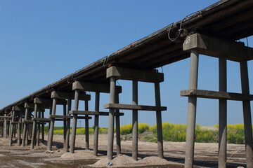 京都　流れ橋（上津屋橋）