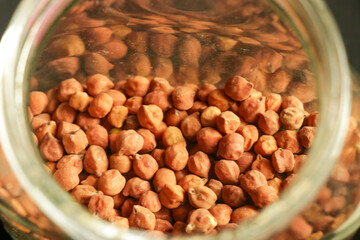 ground gram on a table .