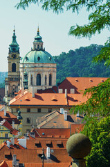 A beautiful view of Prague city at Czech Republic.