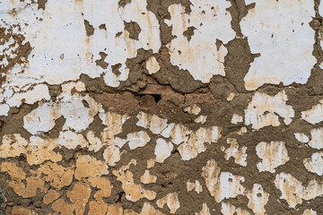 Old wall background ruin, texture.