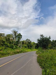 road in the countryside
