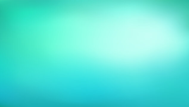 Abstract teal background. Blurred turquoise water backdrop. Vector illustration for your graphic design, banner, summer or aqua poster, wedsite